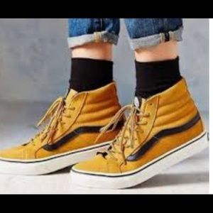 wheat high top vans